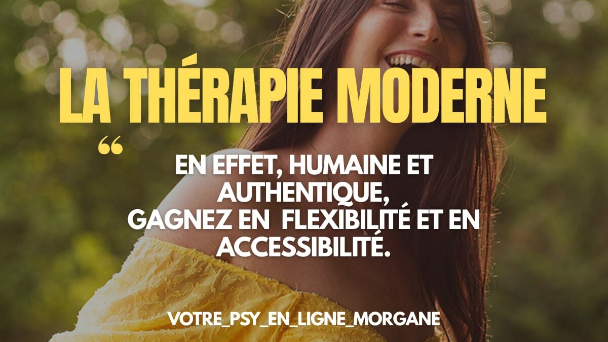 La thérapie en ligne moderne et efficace